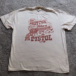 PISTOL GRAPHIC TEE - MEDIUM NWOT